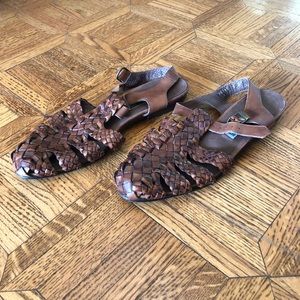 Leather sandals